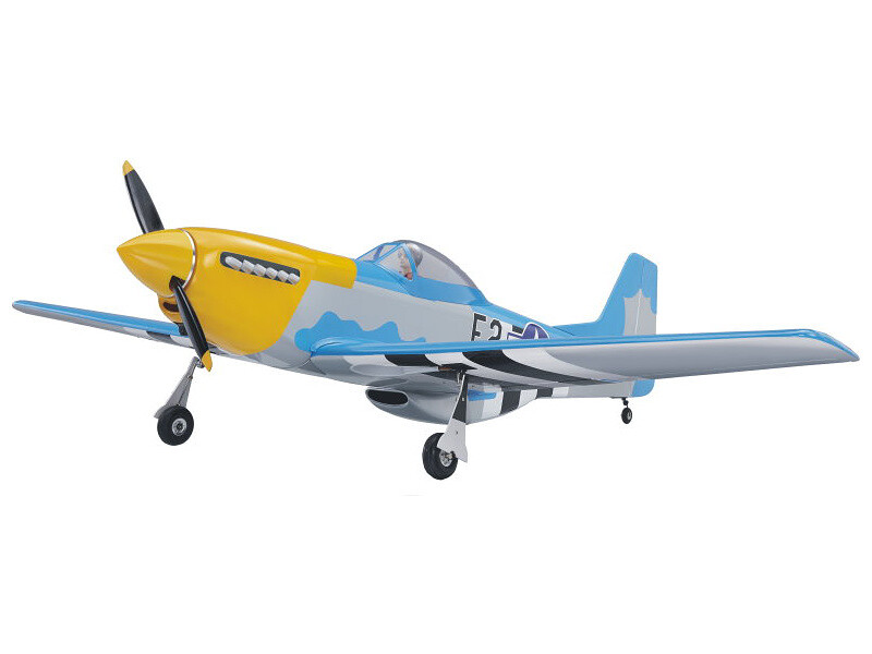 P-51D Mustang 20cc 1.7m ARF žltý [NA8714A]