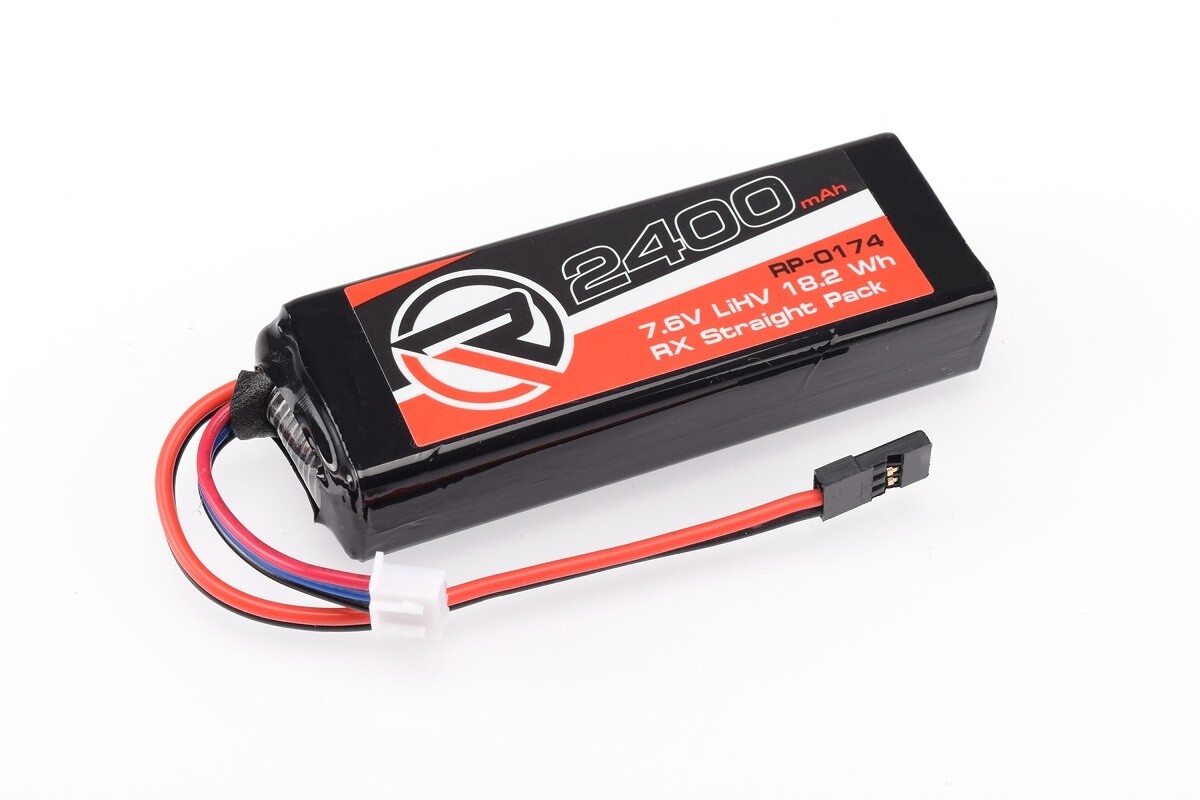 RUDDOG 2400mAh 7,6V LiHV přijímačová sada (pro Associated/Mugen/Sworks/Xray apod.) - RP-0174 - expresní doprava