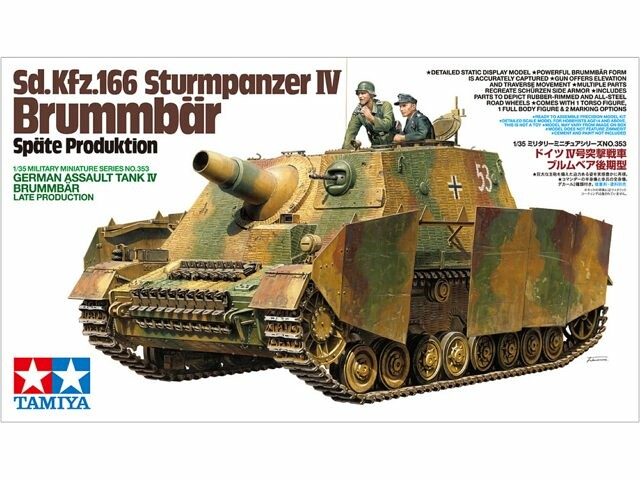 1:35 Tamiya 35353 Sd.Kfz 166 Brummbar Late Production - 108/35353 - expresní doprava