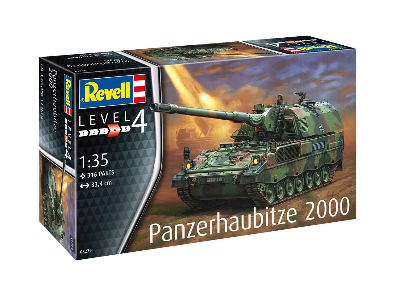 Revell Plastic ModelKit tank 03279 - Panzerhaubitze 2000 (1:35) - 18-03279 - expresní doprava