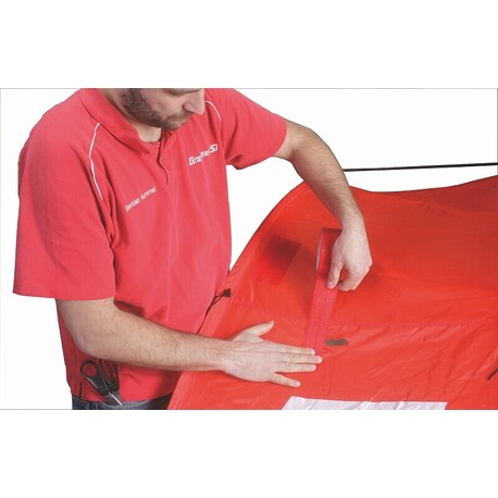 Reparatur-Textilband 50mm x 25m (rot)