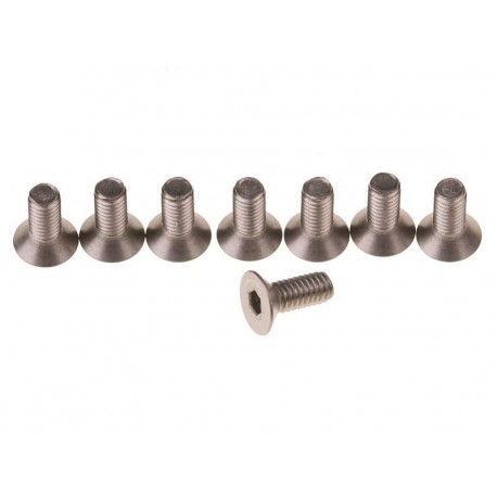 Countersunk Allen screws M4x7 - titanium (8 pcs.)