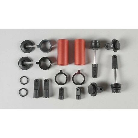 Front complete shock absorbers, set, short 2pcs. (without springs)