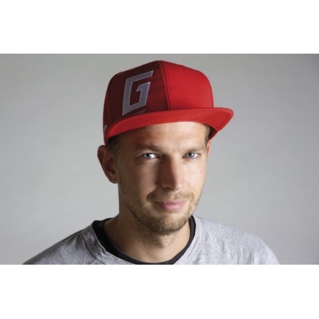 Červená čepice "Graupner SNAPBACK"