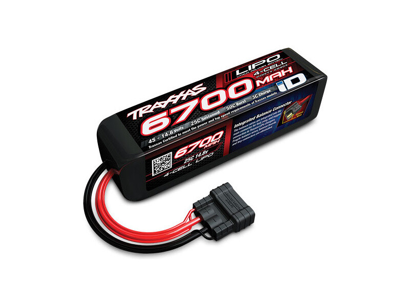 Traxxas LiPo batéria 14.8V 6700mAh 25C iD [TRA2890X]