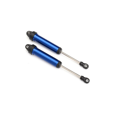 Traxxas silencer GTR 134mm blue without thread (2)