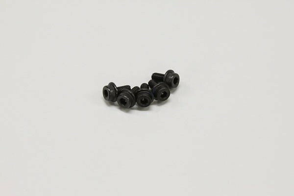 Metallic Flanged Cap Screw M4x8mm (5) Kyosho - K.1-S24008F - expresní doprava