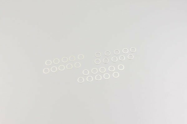 Kyosho Shims 5x7mm (0.1-0.2-0.3) (10 each) - K.96643 - expresní doprava