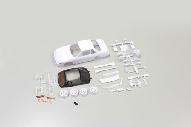 Kyosho Bodyshell Nissan Silvia S13 Mini-Z + 4WD Rims (White Body) - K.MZN178 - expresní doprava