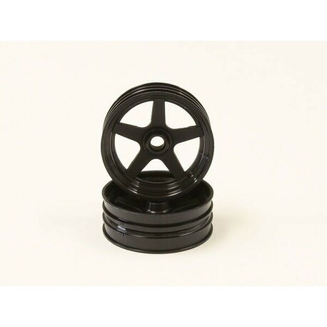 Front Wheel Black 2.0 inches (2) Kyosho Beetle 2014