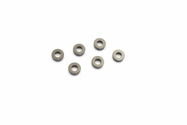 Kyosho Anodized Washer 2mm (6) - Gun Metal - K.W0142GM - expresní doprava