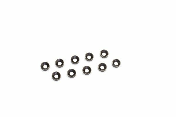 Kyosho M3 Flat Head Washer (10) Gun Metal - K.W0146GM - expresní doprava