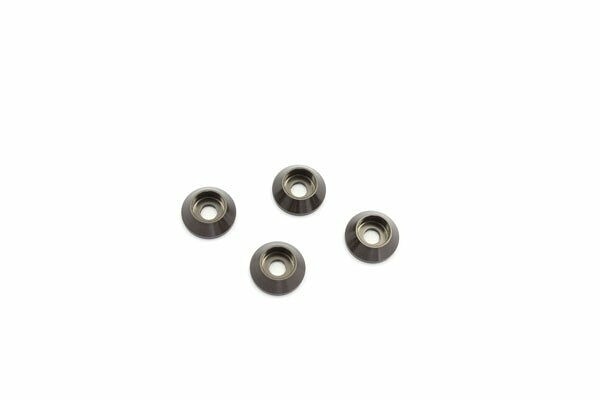 Kyosho Head Washer 3mm Gun Metal (4) - K.W0148GM - expresní doprava