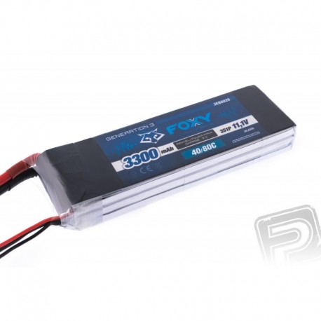 FOXY G3 - Li-Po 3300 mAh / 11,1 V 40 / 80C 36,6 Wh