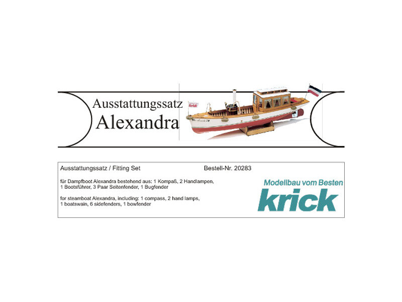 Krick Modelltechnik Krick Alexandra sada příslušenství - KR-20283 - expresní doprava