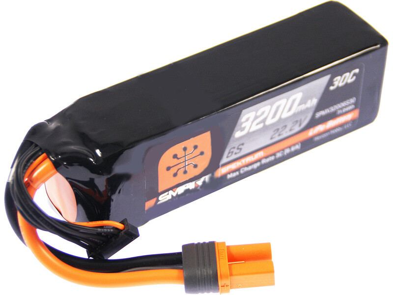 Spektrum Smart LiPo 22.2V 3200mAh 30C IC5 - SPMX32006S30 - expresní doprava