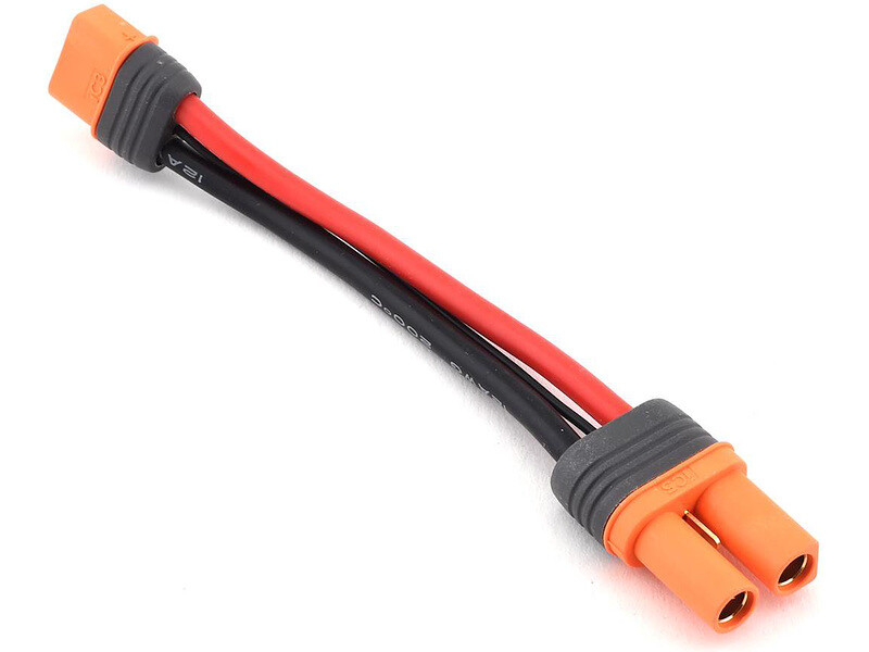 Spektrum konverzní kabel IC5 baterie - IC3 přístroj 10cm 10 AWG - SPMXCA508 - expresní doprava