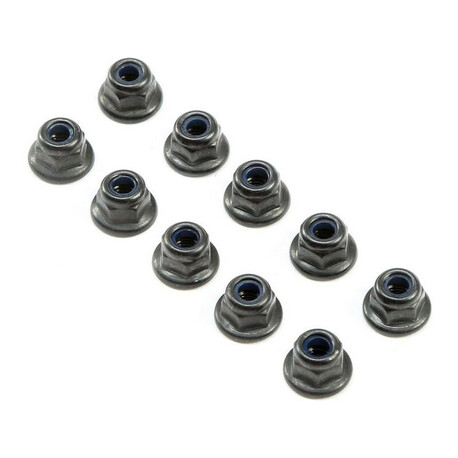 TLR nut M3 self-locking with collar (10)