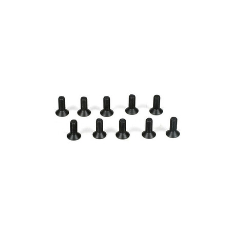 TLR screw steel countersunk head M3x8mm (10)