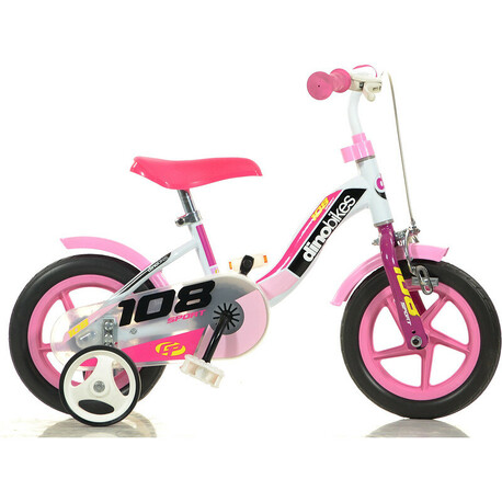 DINO Bikes - Kinderfahrrad 10" Mädchen mit Bremse