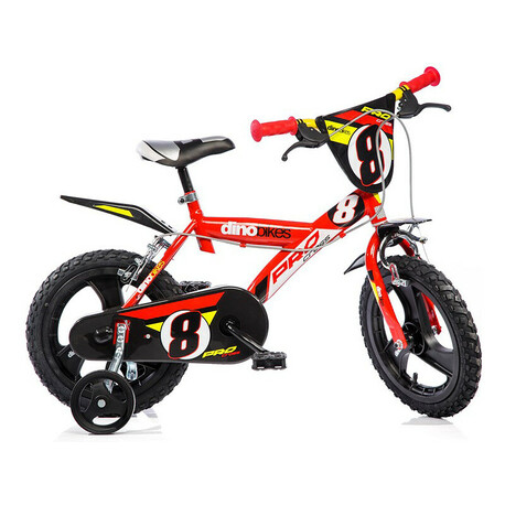 DINO Bikes - Kinderfahrrad 14" rot