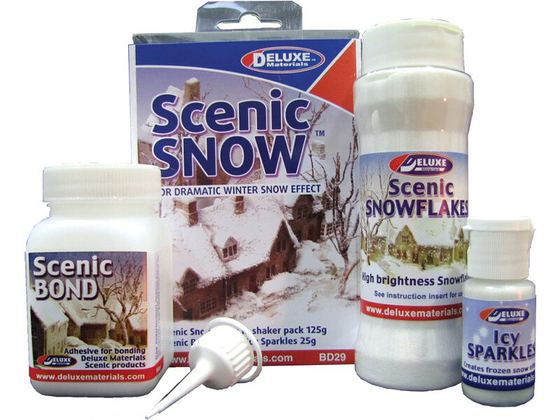 Deluxe Materials Scenic snow (sada) - DM-BD29 - expresní doprava