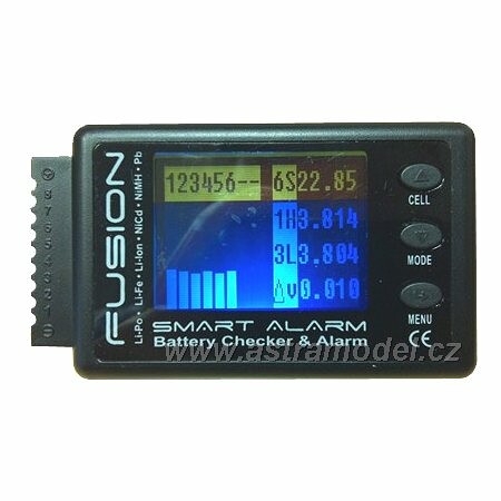 fusion Tester baterií Digital Smart Guard 8 Lixx, Nixx - FP-FS-BC06 - expresní doprava