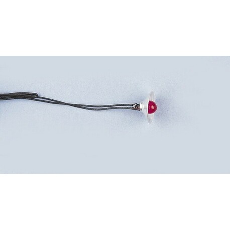 4mm bulbs with cable - red (10 pcs.)