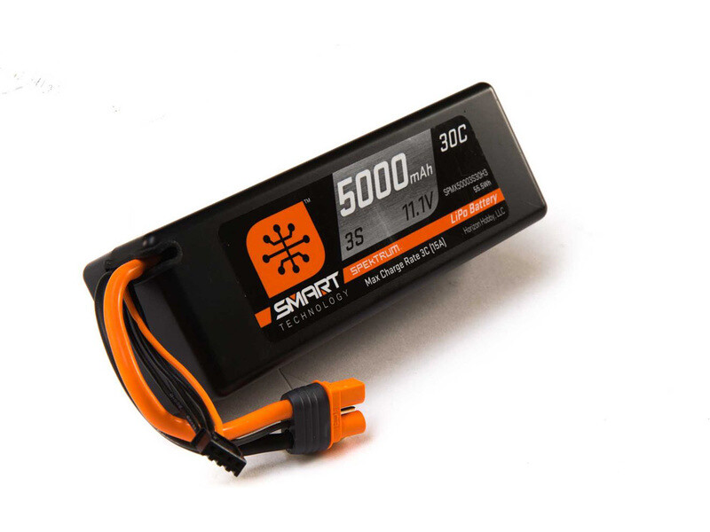 Spektrum Smart LiPo 11.1V 5000mAh 30C HC IC3 - SPMX50003S30H3 - expresní doprava