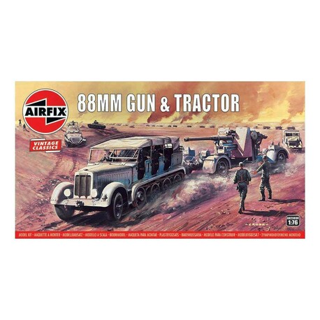 Classic Kit VINTAGE military A02303V - 88mm Flak Gun & Tractor (1:76)