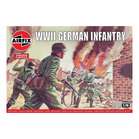 Classic Kit VINTAGE Figuren A00705V - WWII Deutsche Infanterie (1:76)