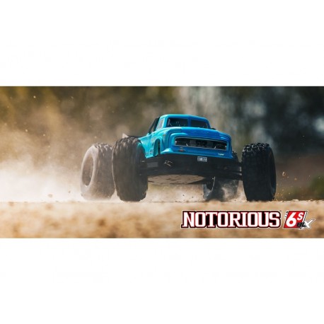 Arrma Notorious 6S BLX 1: 8 4W RTR Blau