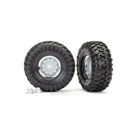 Traxxas bike 1.9 ", disc chrome, tire Canyon Trail (2) (for 8255A)