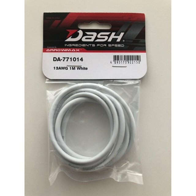 Dash 14AWG 1M White DA-771015 - DA-771015 - expresní doprava