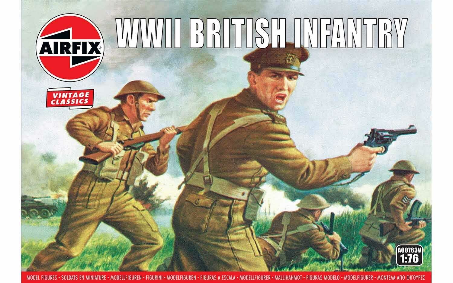 Airfix Classic Kit VINTAGE figurky A00763V - WWII British Infantry (1:76) - 30-A00763V - expresní doprava