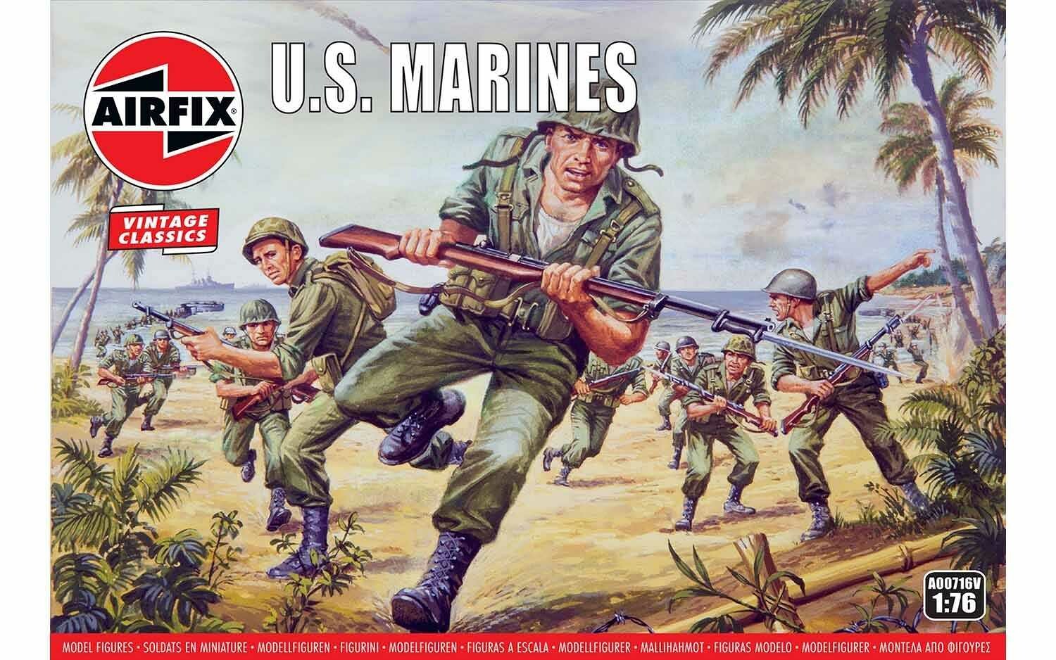 Airfix Classic Kit VINTAGE figurky A00716V - US Marines (1:76) - 30-A00716V - expresní doprava