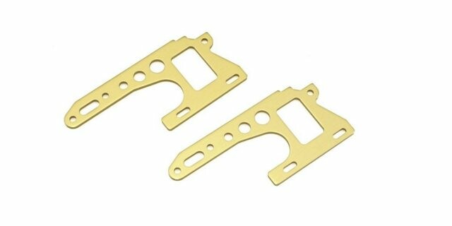 Front side plate set Kyosho Turbo Optima (2) Gold - K.OT214G - expresní doprava