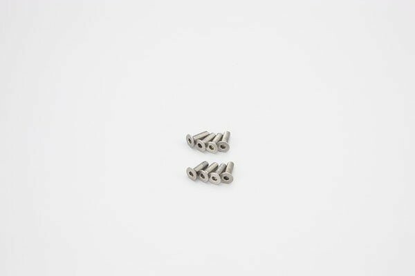 Titan Hex Flat Head Screws M3x10mm (8) Kyosho - K.1-S33010HT - expresní doprava