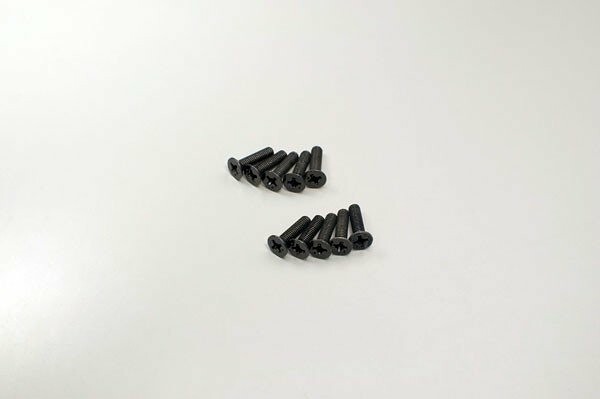 Flat Head Metallic Scrws M3x12mm (10) Kyosho - K.1-S33012 - expresní doprava