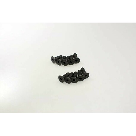 Hex Flat Head Screws 4x12mm (10)