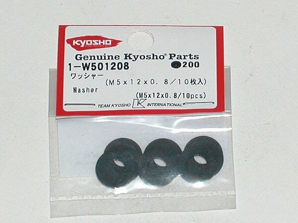 Washers M5x12x0.8mm (10) Kyosho - K.1-W501208 - expresní doprava