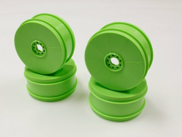 WHEEL - INFERNO MP9 TKI4-MP10 (4) / GREEN K.IFH006KG