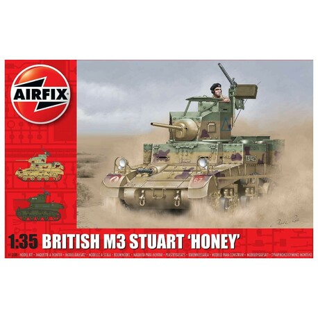 Classic Kit tank A1358 - M3 Stuart, Honey (wersja brytyjska) (1:35)