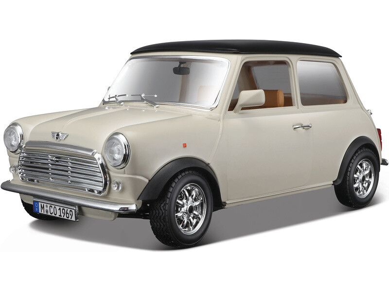 Bburago Mini Cooper 1969 1:18 krémová - BB18-12036BE - expresní doprava