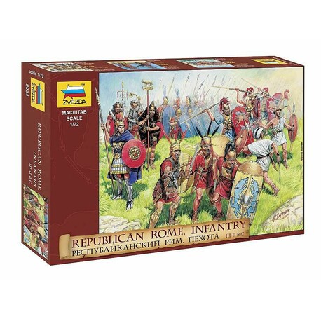 Model Kit figurines 8034 - Republican Rome Infantry (RR) (1:72)