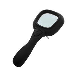 Lightcraft magnifier with LED lighting and stand