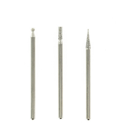 Rotacraft shank diamond engraving tools (set of 3pcs)