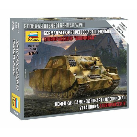 Snap Kit military 6244 - Sturmpanzer IV "Brummbär" (1:100)