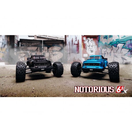 Arrma Notorious 6S BLX 1: 8 4W RTR Schwarz