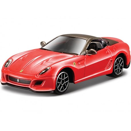 Bburago Ferrari 599 GTO 1:64 červená